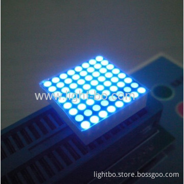 Ultra Blue 0.8" 1.9mm 8 X 8 Dot Matrix Led Displays For Moving Signs, Message Boards,elevator Position Indicators 